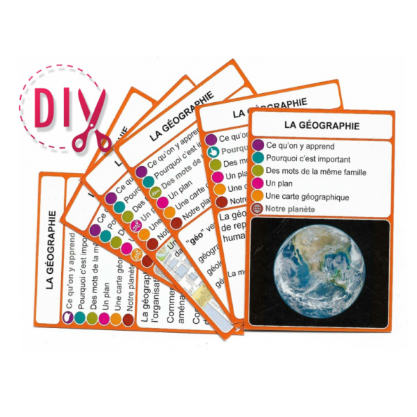 La géographie - DIY - SoCartes est un jeu de société pour les enfants