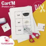 Cart'M Premiers mots 2-DIY - SoCartes est un jeu de société pour les enfants