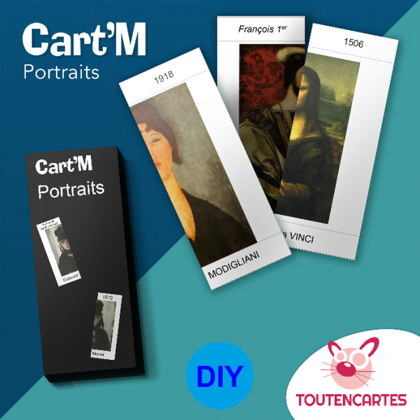 Cart'M Portraits-DIY - SoCartes est un jeu de société pour les enfants